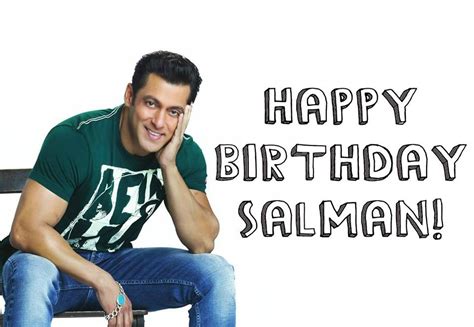 salman khan birthday date of birth